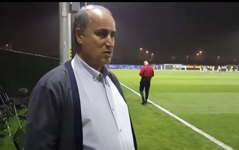 ويدئو/گفت و گو با رئيس فدراسيون فوتبال در تمرين تيم ملى