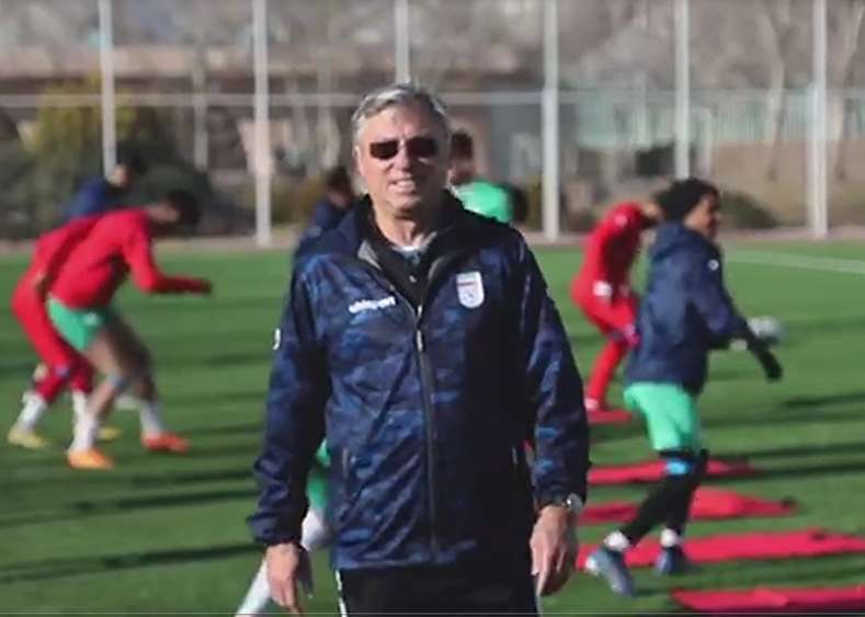 ویدئو/همه ایران حامی تیم امید ایران