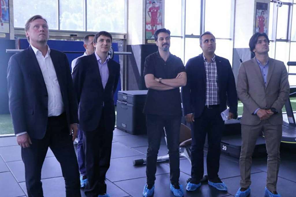 بازدید نمایندگان فیفا از مرکز ملی فوتبال بازدید نمایندگان فیفا از مرکز ملی فوتبال