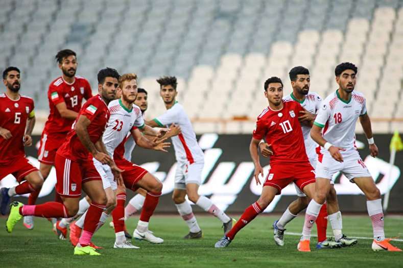 گزارش تصويرى از ديدار تيم هاى ملى فوتبال اميد و بزرگسالان