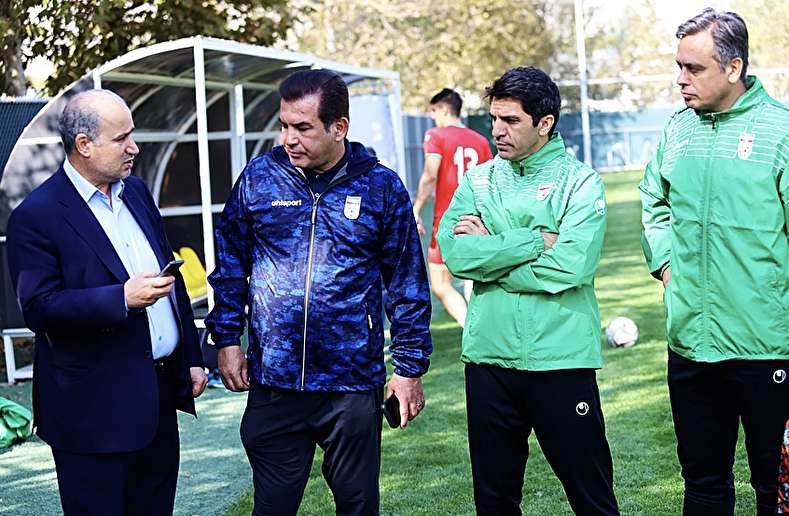 گزارش تصويرى از آخرين تمرين تيم المپيك در تهران