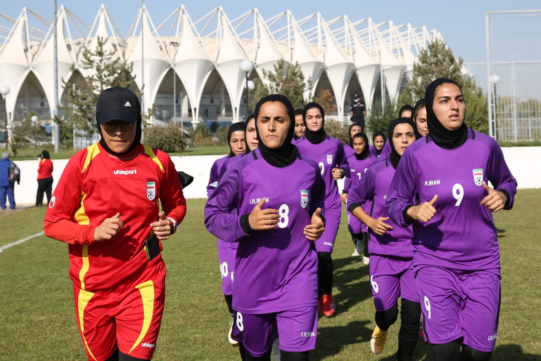 نخستین تمرین تیم ملی فوتبال در تاشکند  برگزار شد
