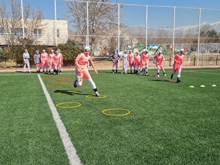 برگزاری تمرین شاداب ملی پوشان در چمن مصنوعی مرکز ملی فوتبال