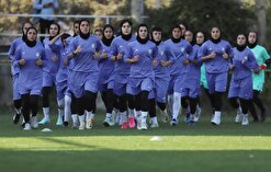 برگزاری نخستین تمرین تیم ملی فوتبال بانوان