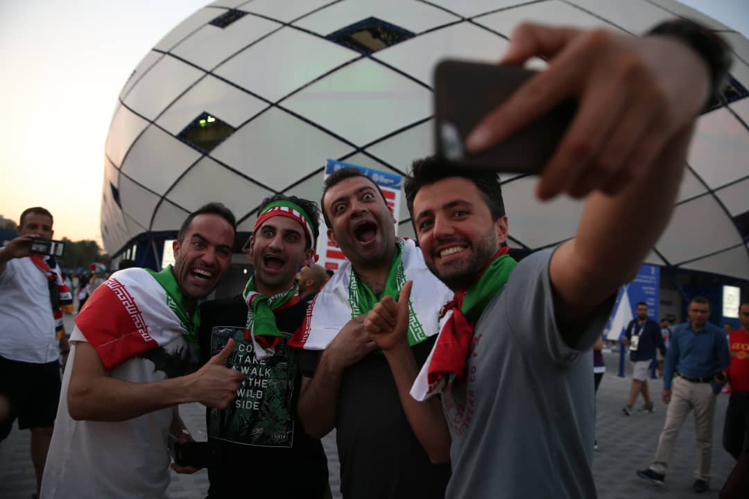 گزارش تصویری از حضور هواداران تیم ملی پیش از دیدار برابر عراق