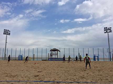 پیروزی تیم ملی فوتبال ساحلی در بازی درون اردویی