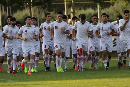 نخستين تمرين گروه دوم بازيكنان اميد
