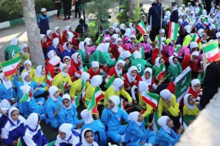 گزارش تصویری از مراسم افتتاحیه فستیوال فوتبال پایه دختران