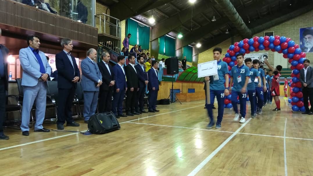 مراسم افتتاحیه المپیاد فوتسال پسران کشور برگزار شد