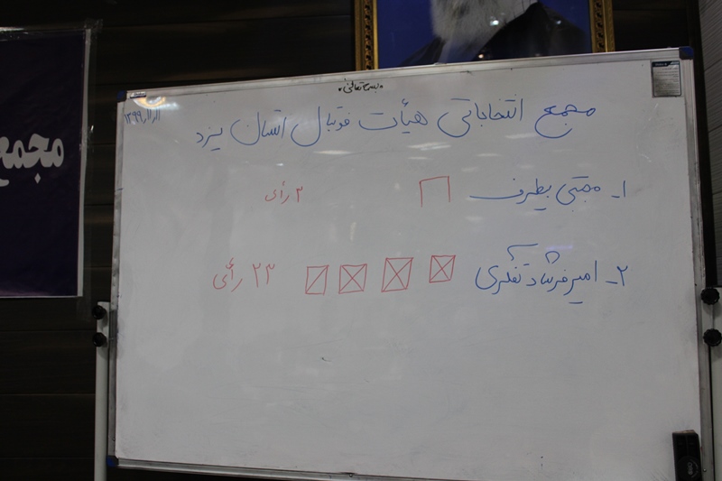 تفکری رئیس جدید هیات فوتبال استان یزد شد