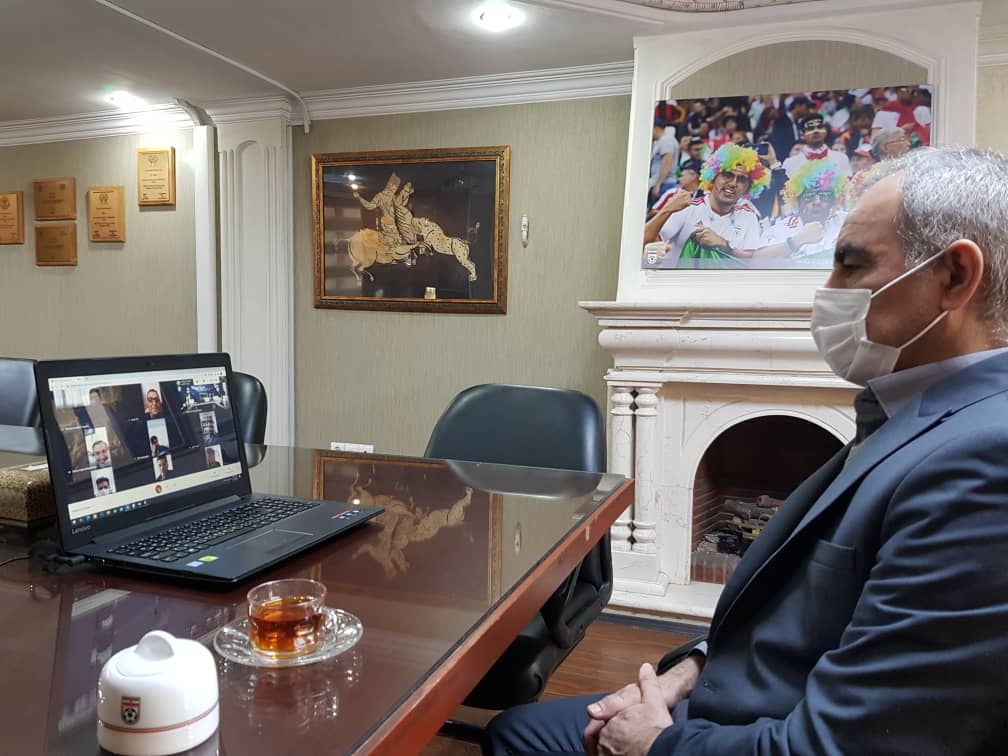 برگزاری وبینار مجمع عمومی هیأت فوتبال استان آذربایجان شرقی