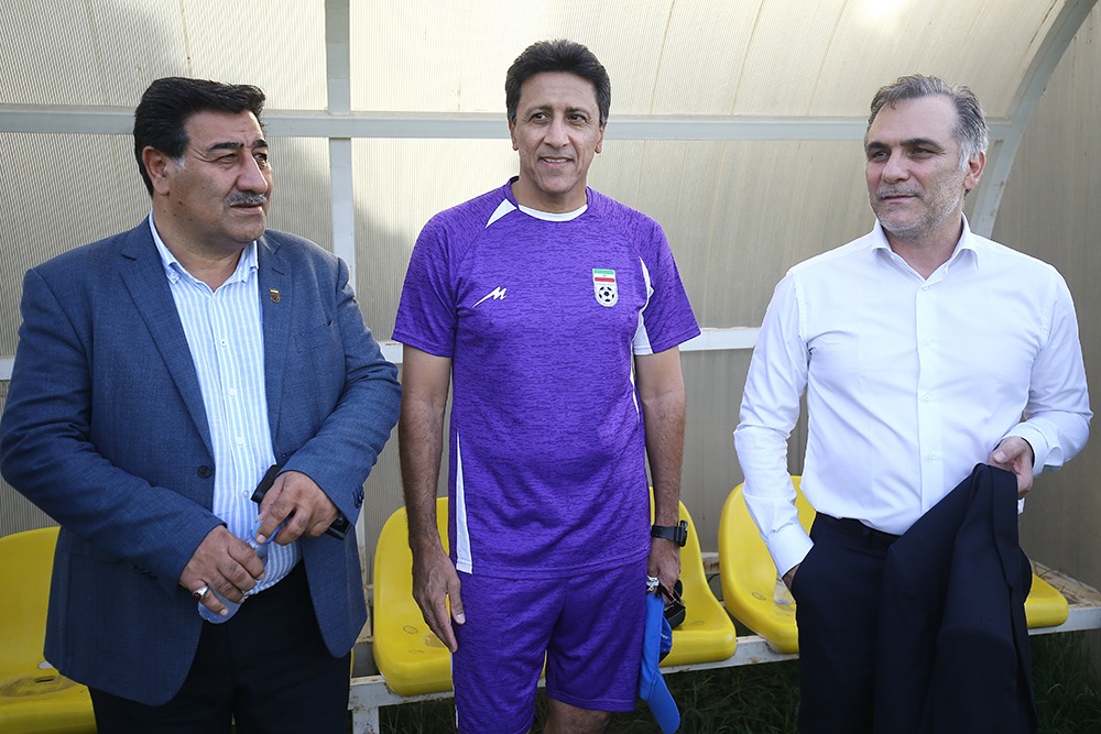 بازدید سرپرست فدراسیون از تمرین تيم ملى جوانان