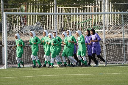 تمرین متفاوت امروز تیم ملی بانوان