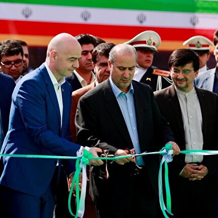 اینفانتینو: فوتبال در کشور ایران در حال شکوفایی است