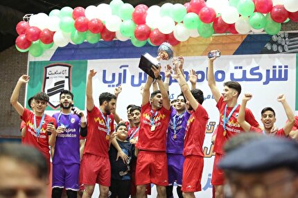 آنا صنعت قم قهرمان لیگ برتر امید فوتسال شد