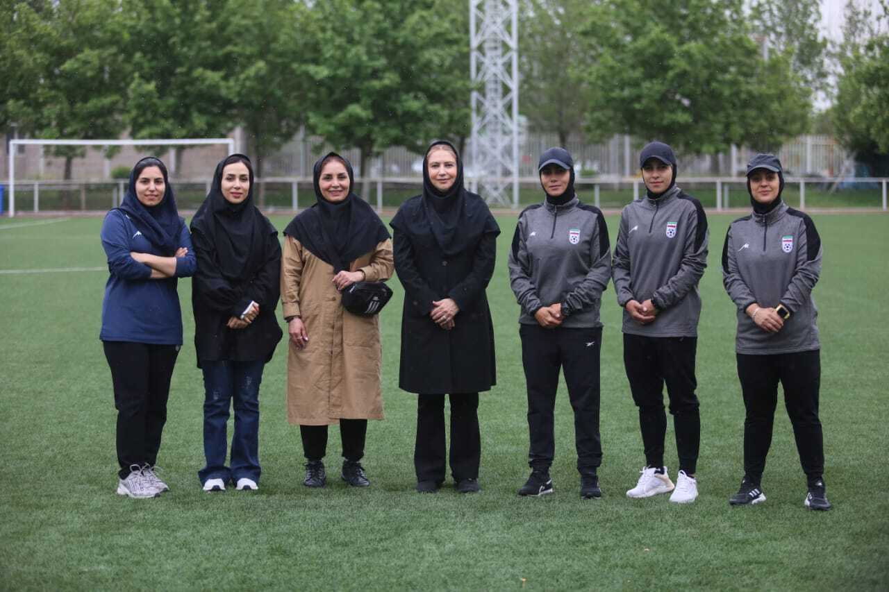 پیروزی تیم ملی فوتبال دختران زیر 15 سال برابر تیم هیات فوتبال شمیران