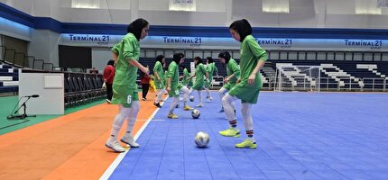 اولین تمرین تیم ملی فوتسال بانوان برگزار شد