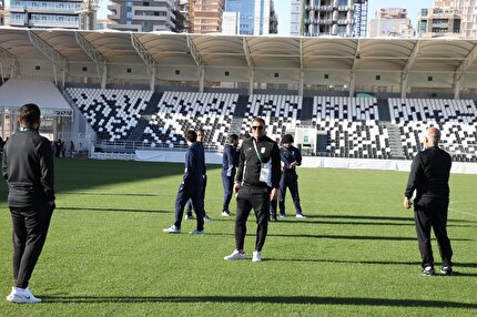 بازدید تیم ملی امید از محل بازی با کره جنوبی و لبنان