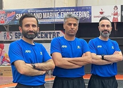 قضاوت داوران ایرانی در مسابقات فوتسال جنوب آسیا