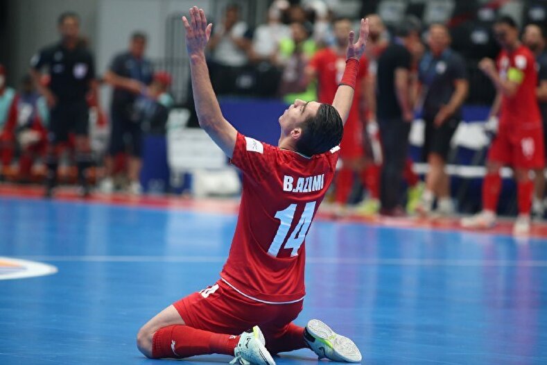 گزارش تصویری/نیمه نخست دیدار فوتسال ایران و عراق