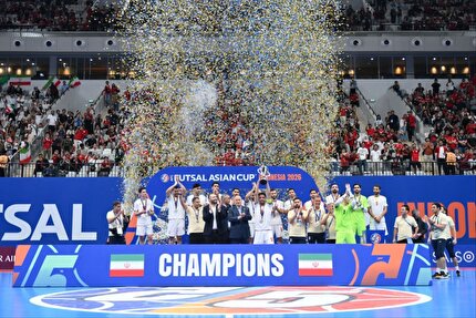 پیام تبریک سازمان بسیج ورزشکاران به مناسبت قهرمانی فوتسال ایران در جام ملت‌های آسیا