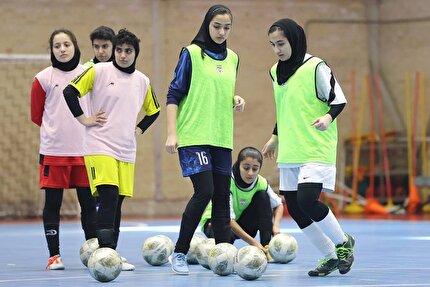 گزارش تصویری/ تمرین اردوی  انتخابی ملی پوشان فوتسال بانوان