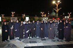 حضور ملی‌پوشان فوتبال بانوان در حرم امام رضا (ع)
