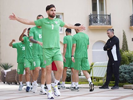 تمرین سبک ملی‌پوشان در روز دیدار برابر ازبکستان