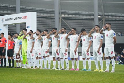 بازگشت تیم ملی فوتبال به ایران