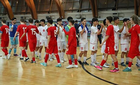 گزارش تصویری از دیدار دوستانه تیم‌ملی فوتسال جوانان ایران و روسیه