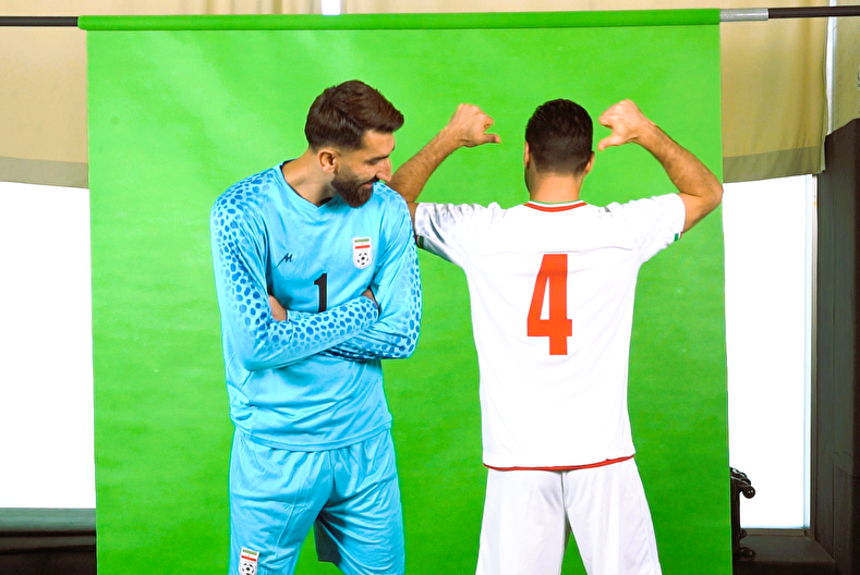 فوتوشوت های جذاب تیم ملی در مجموعه پک