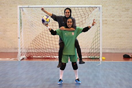 گزارش تصویری از تمرین تیم ملی فوتسال بانوان