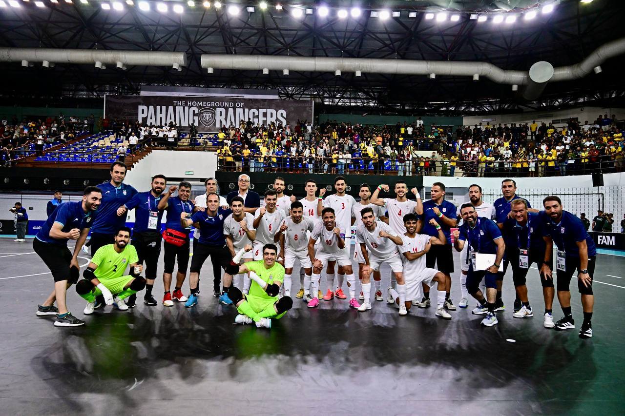 صعود مقتدرانه تیم ملی فوتسال به جام ملتهای آسیا صعود مقتدرانه تیم ملی فوتسال به جام ملتهای آسیا