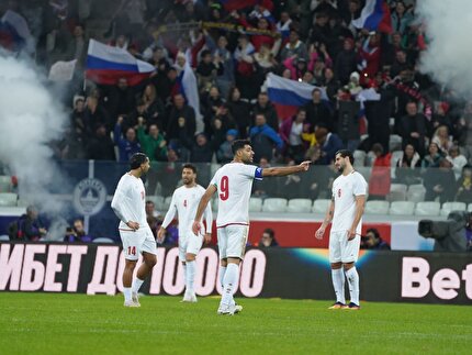 گزارش تصویری از دیدار تیم‌های ملی ایران و‌ روسیه