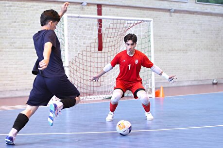 تصاویری از تمرین تیم ملی فوتسال جوانان