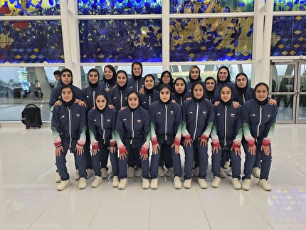 کاروان تیم ملی فوتسال دختران وارد منامه شد