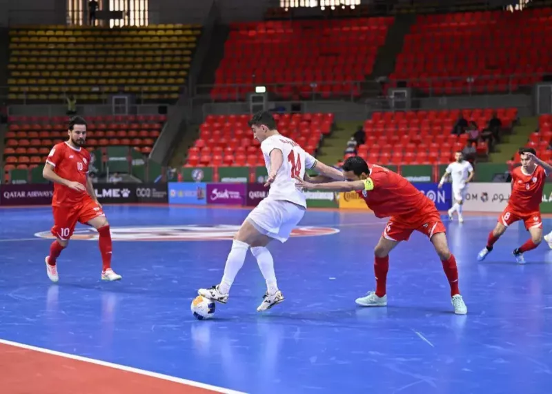 تساوی تیم ملی فوتسال ایران مقابل افغانستان
