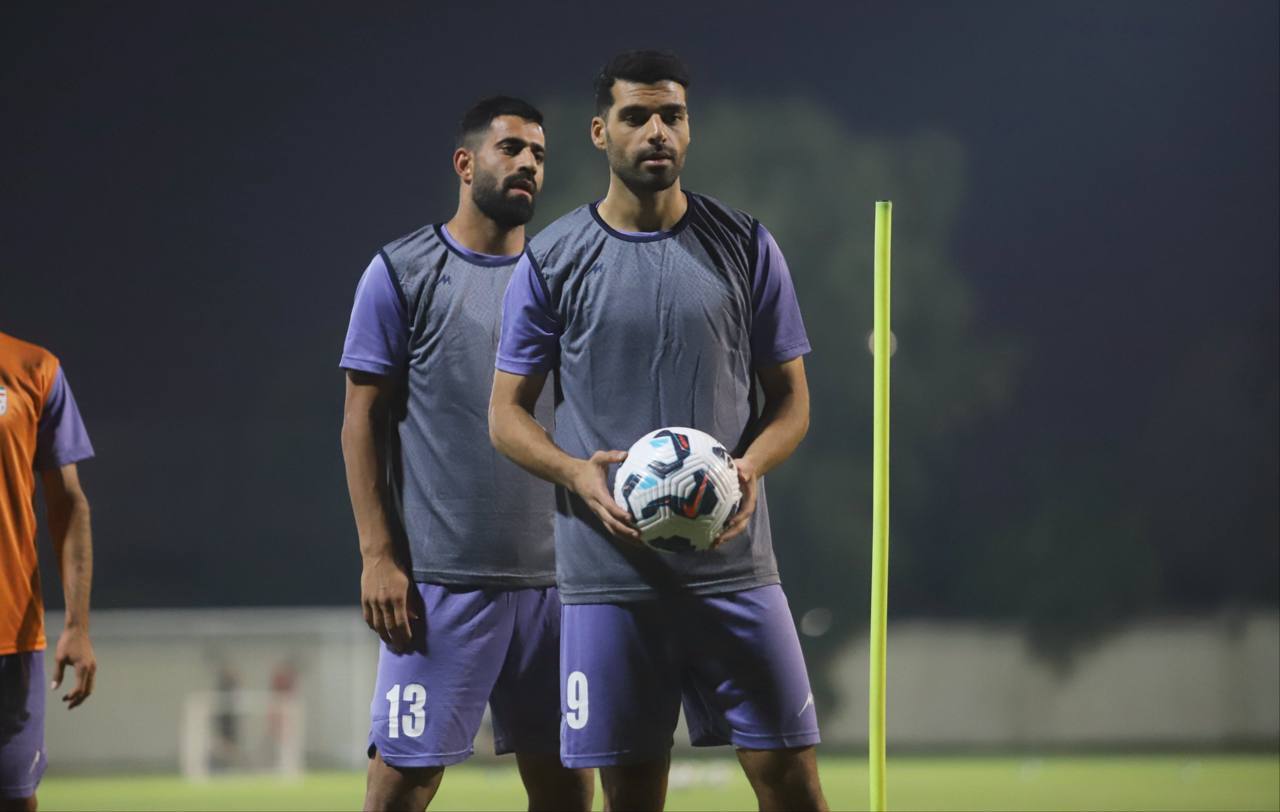 تمرین تیم ملی با لژیونرها در العین