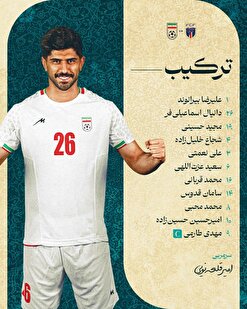 اعلام ترکیب تیم ملی ایران مقابل‌ کیپ‌وِرد