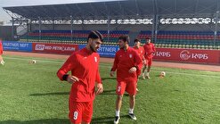 برگزاری تمرین امیدها در ورزشگاه اصلی تورنمنت ماناس