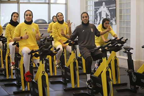 گزارش تصویری از تمرین بدنسازی ملی پوشان فوتسال