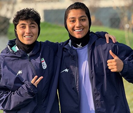 تصاویری از تمرین تیم ملی بانوان