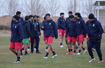 تصاویری از تمرین تیم ملی امید