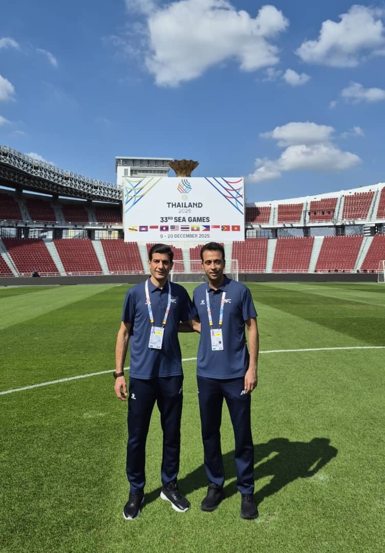 قضاوت داور و کمک داور ایرانی در دیدار فینال تایلند و ویتنام