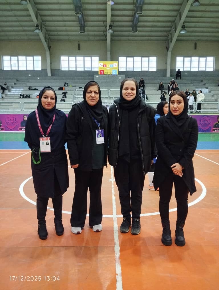 حضور کادر فنی تیم ملی فوتسال بانوان در رقابت‌های لیگ برتر و دسته یک