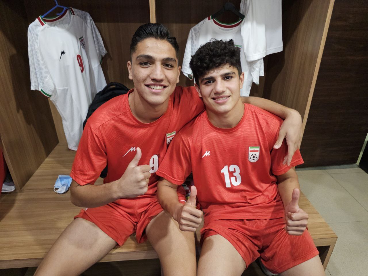 لحظاتی با ملیپوشان نوجوان پیش از بازی با چین تایپه