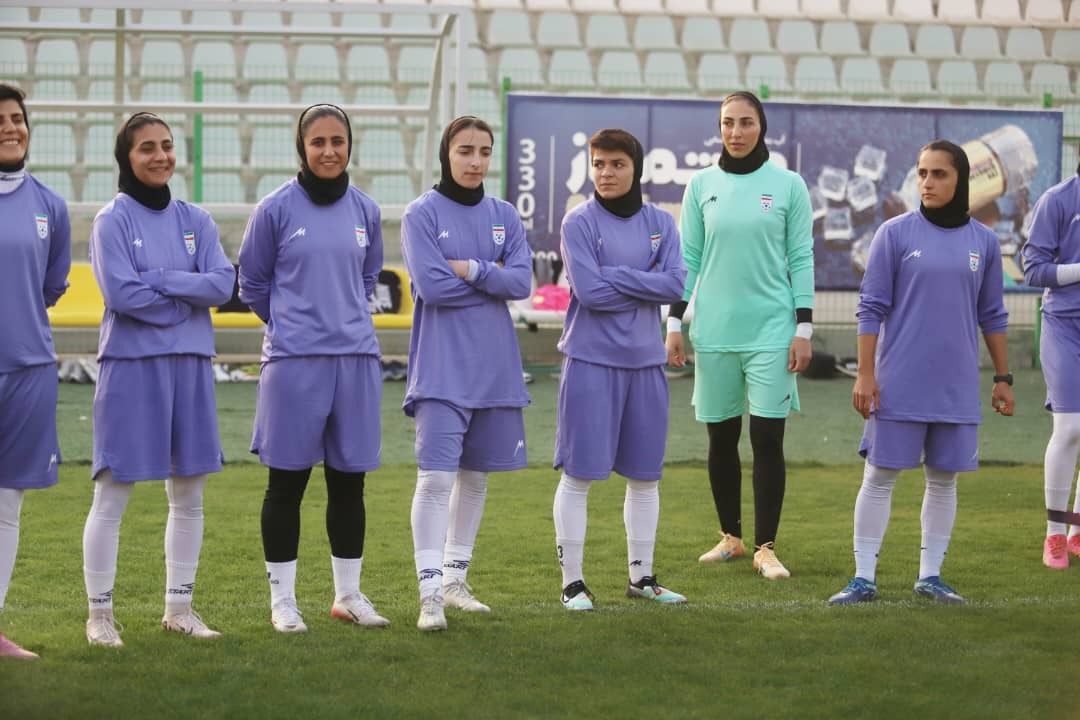 برگزاری نخستین تمرین تیم ملی فوتبال بانوان