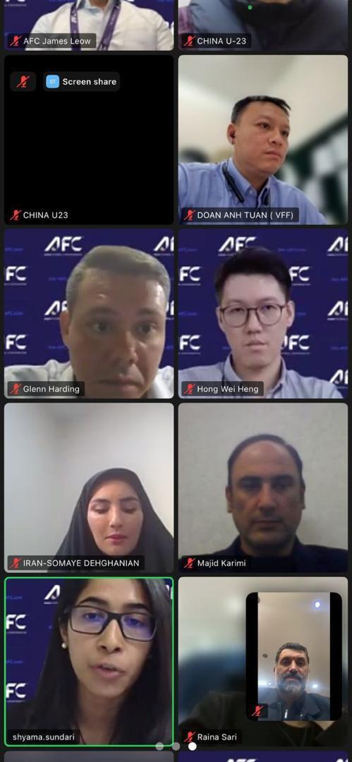 برگزاری کارگاه آموزشی جام ملت‌های آسیا با حضور نمایندگان تیم ملی امید