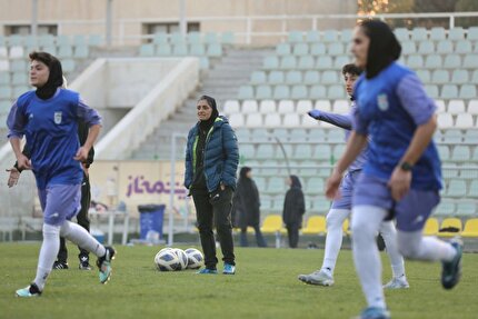 تقویت مهارت های فردی در تمرین عصرگاهی امروز‌‌ تیم‌ملی فوتبال بانوان