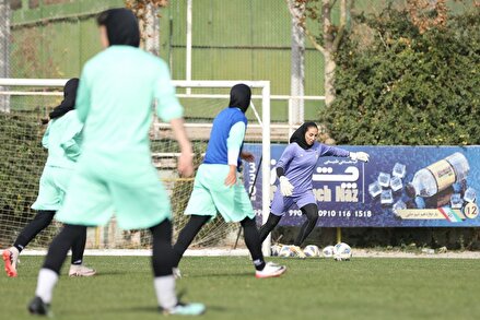 گزارش تصویری از آخرین تمرین تیم ملی فوتبال بانوان پیش از اعزام به ازبکستان